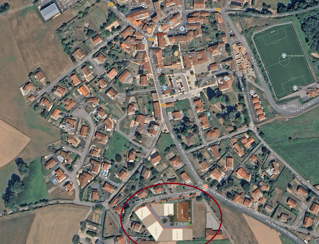 LARAJASSE VUE AERIENNE